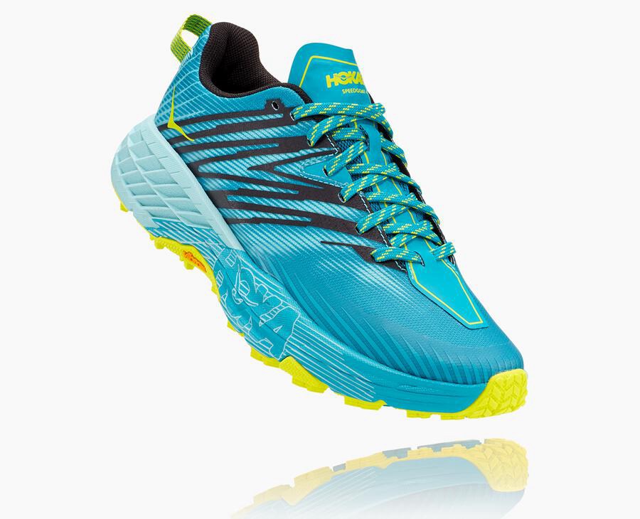 Hoka One One Trailove Tenisky Damske Tyrkysové - Speedgoat 4 - 70859-QFJL